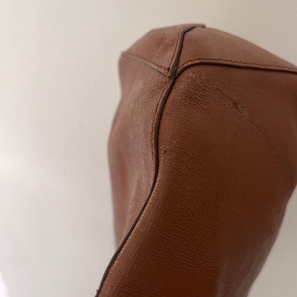 Furla 2 way bag brown leather crossbody purse large tote oversized designer - Picture 11 of 17